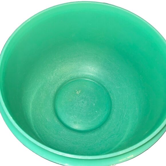 Vintage Tupperware Crisp It Lettuce Keeper Spike Jadeite Green Bowl 1424 1425 8" - Picture 7 of 10
